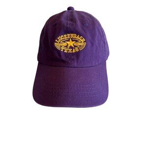 Luckenbach Texas Purple Baseball Cap OC Genuine Quality One Size Fits Most Embro
